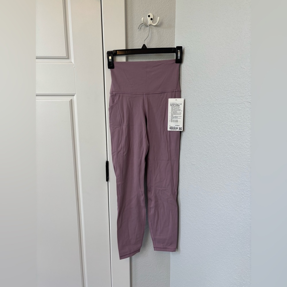NWT!🍋🍋Lululemon Align HR Pant with Pockets 25”🍋🍋. Size 4. Color Lavender Lux. - Picture 7 of 16